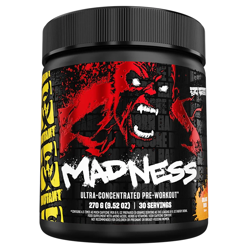 MUTANT MADNESS Pre-Workout Review: High-Intensity Energy and Pump Formula Examined