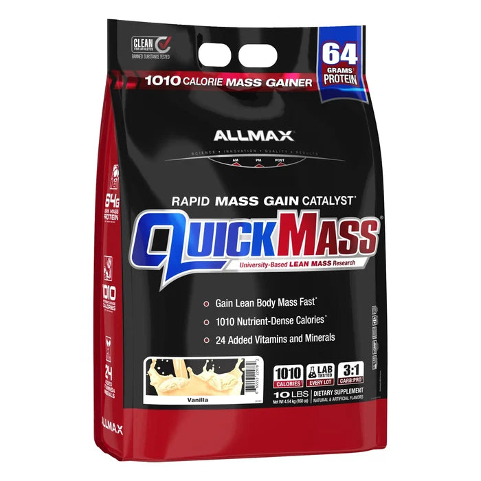 ALLMAX QuickMass Review: Rapid Mass-Gaining Engine Examined