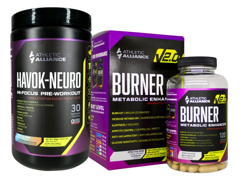 Havok Neuro + Burner Shred Stack Cut Fat, Boost Energy, Stay Focused