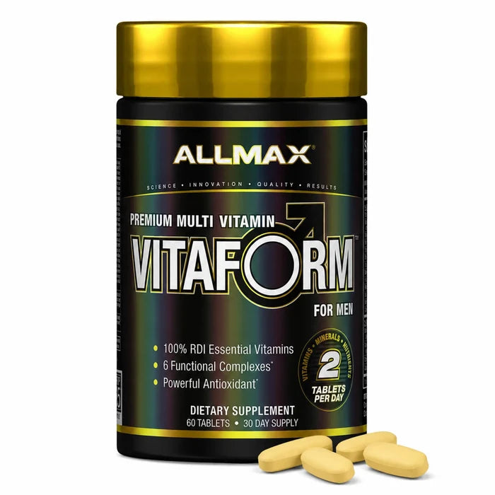 ALLMAX VITAFORM Men Review: 2-a-Day Athlete Multivitamin Matrix Examined