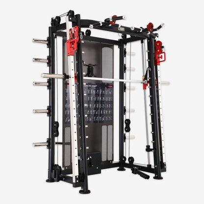 Cambo—Multi-Function Smith Machine 2000LB AL-3000Y+Bench+Accessories