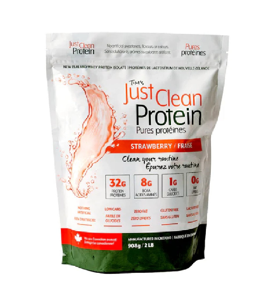 Just Clean New Zealand Grass-Fed Whey Protein 908g/2lb