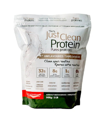 Just Clean New Zealand Grass-Fed Whey Protein 908g/2lb