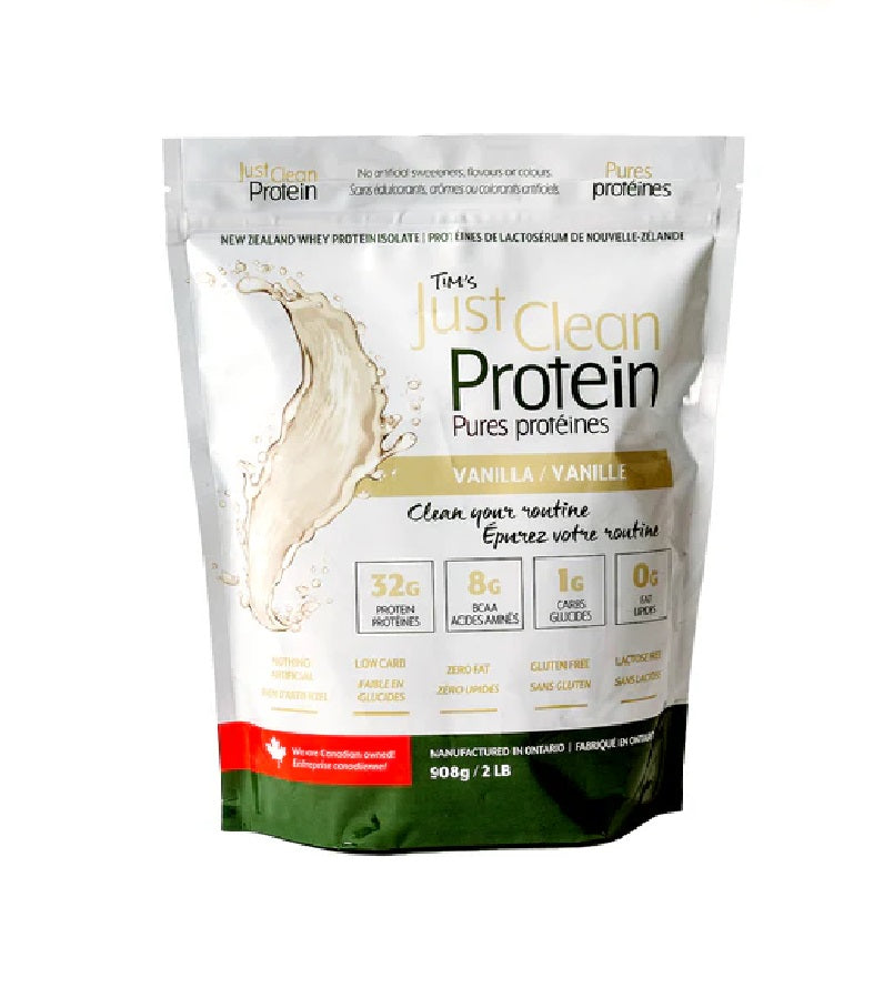 Just Clean New Zealand Grass-Fed Whey Protein 908g/2lb