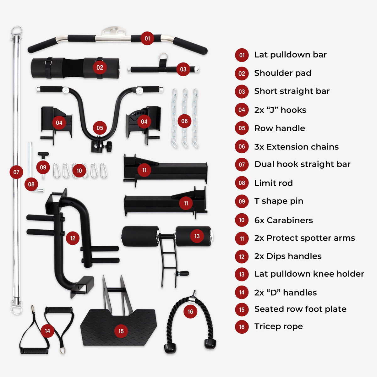 Combo—Smith Machine AL-3058G+Bench+Accessories