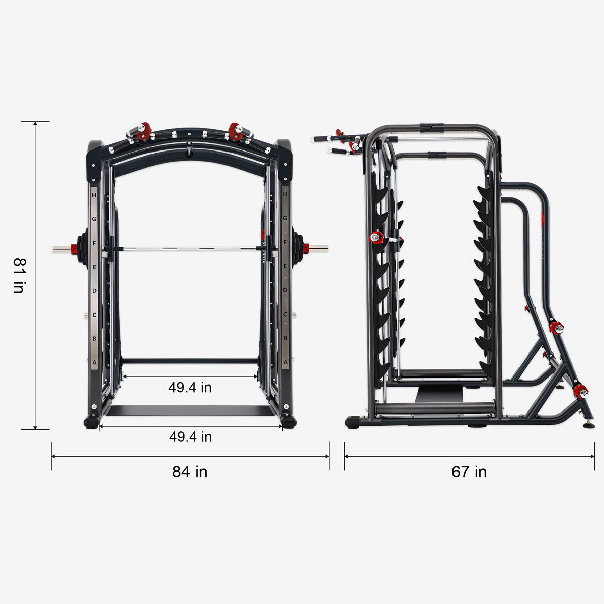 Multi-Function 3D Power Rack AL-3069