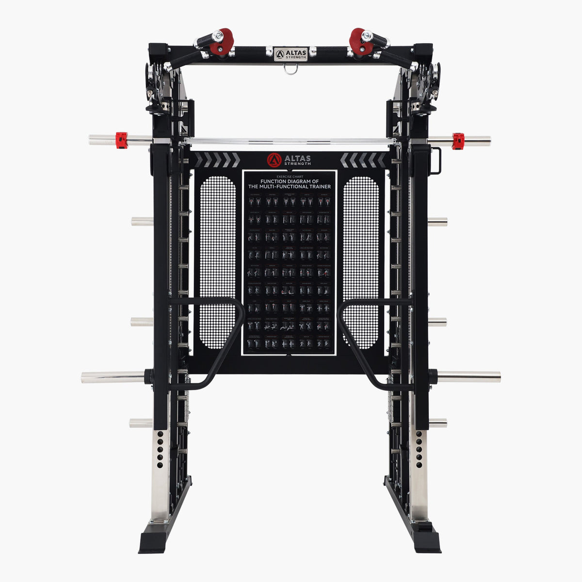 Combo—Smith Machine AL-3136+Bench+Accessories