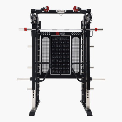 Combo—Smith Machine AL-3136+Bench+Accessories