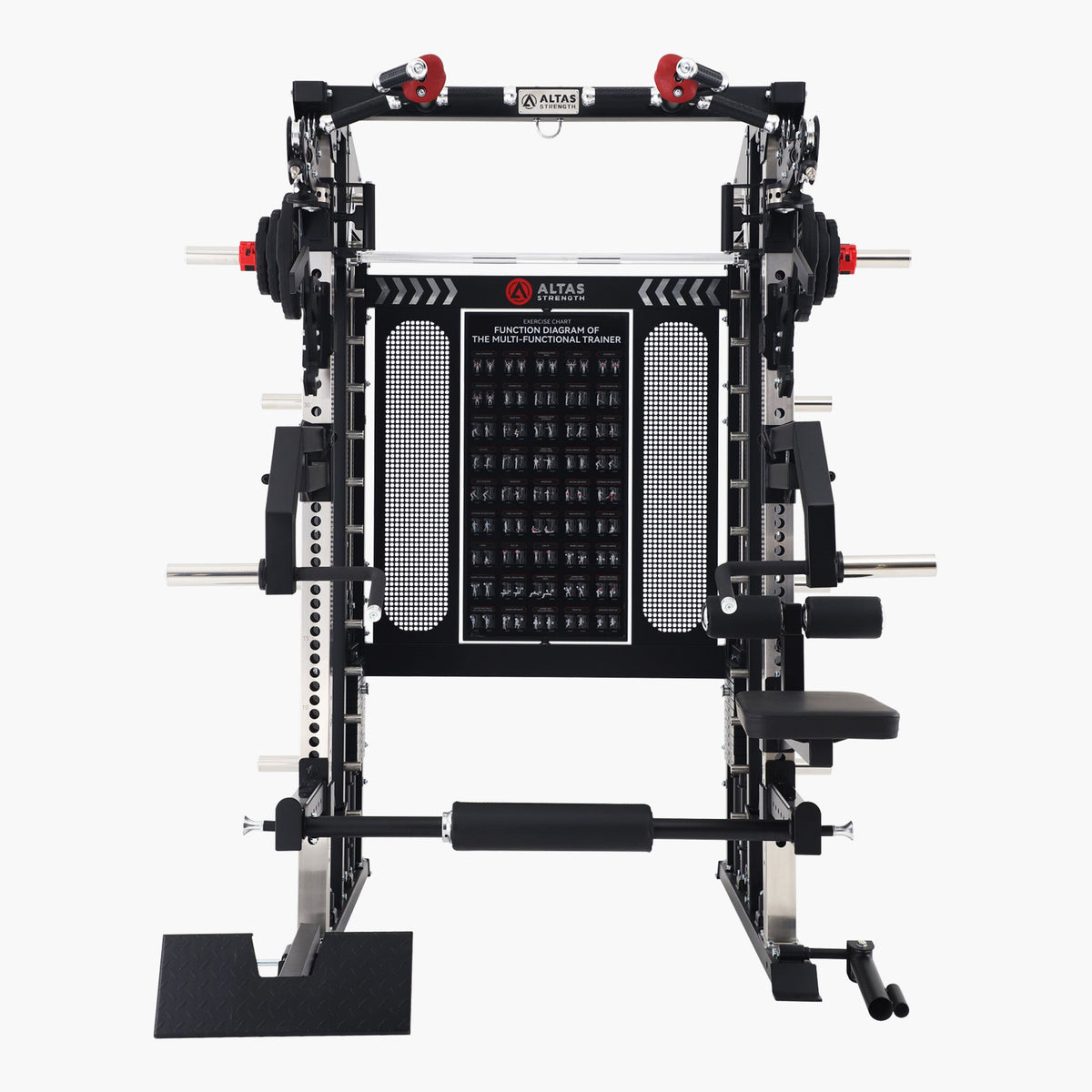 Combo—Smith Machine AL-3136+Bench+Accessories