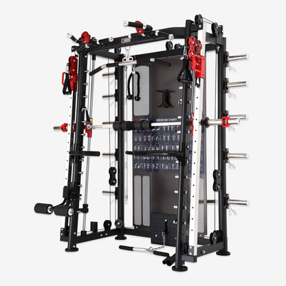 Cambo—Multi-Function Smith Machine 2000LB AL-3000Y+Bench+Accessories