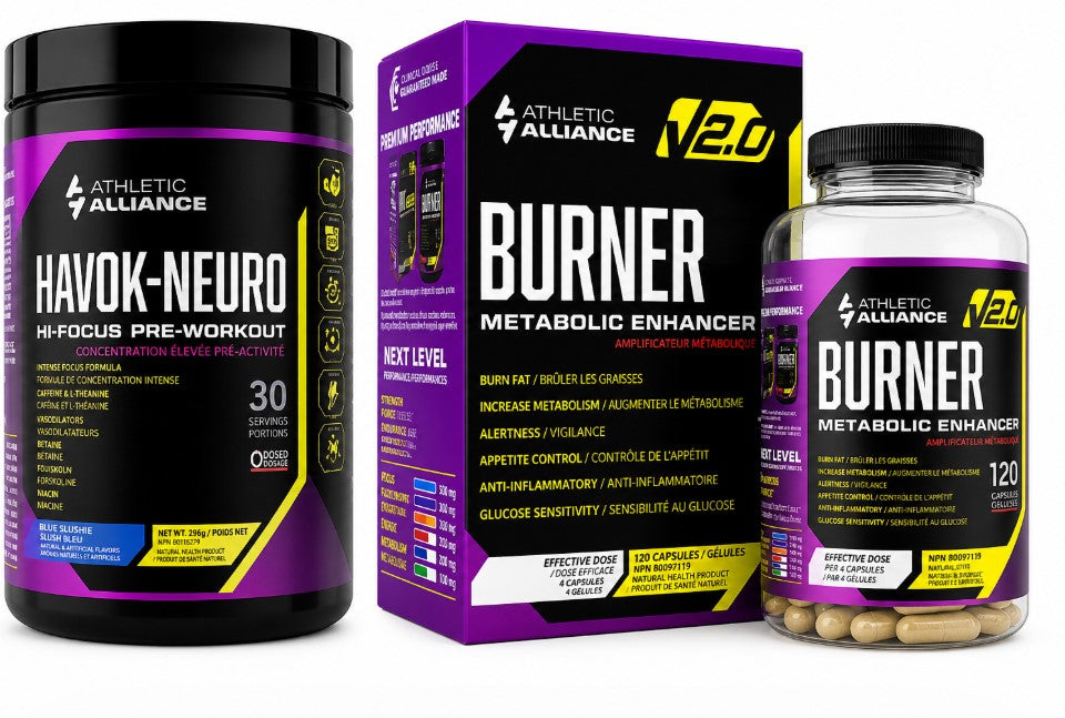 Havok Neuro + Burner Shred Stack Cut Fat, Boost Energy, Stay Focused