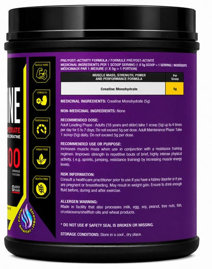 Creatine Monohydrate 100 Servings 500gr
