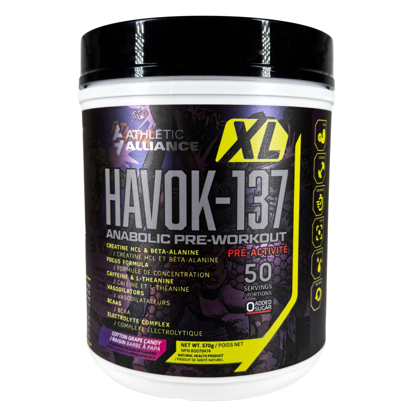 HAVOK-137 (570gr) Limited Edition Comic labels