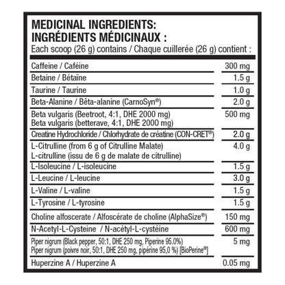 Supplément JYM Science Pre JYM Pre-Workout, 20 portions