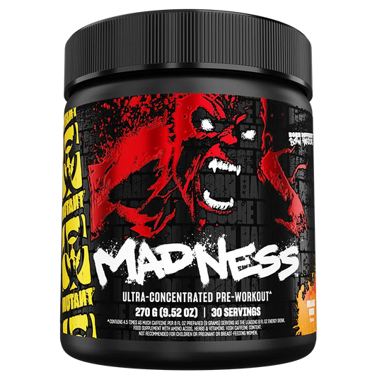MUTANT MADNESS Pre-Workout Review: High-Intensity Energy and Pump Formula Examined