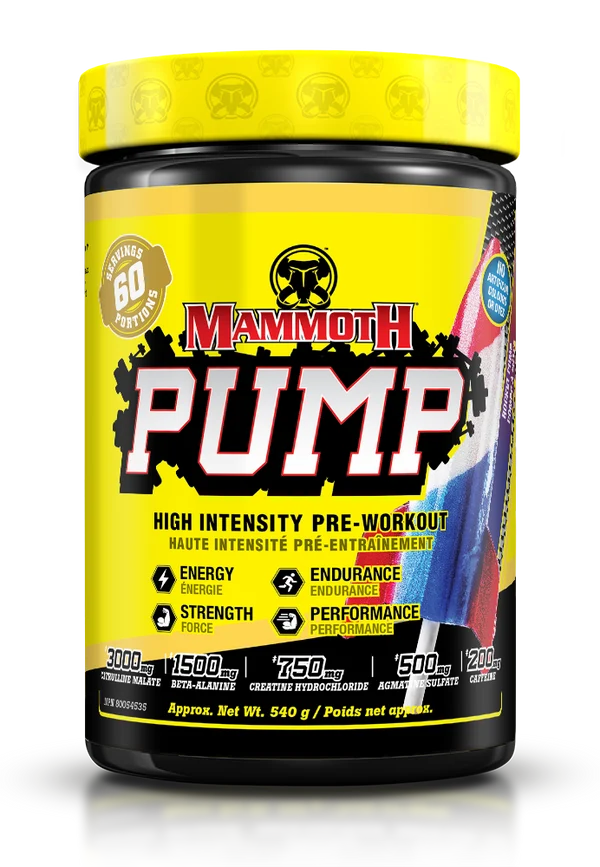 MAMMOTH PUMP Review: High-Dose Pre-Workout and Nitric Oxide Matrix Examined