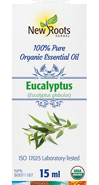 New Roots Herbal Eucalyptus Essential Oil - Organic 15ml