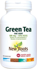 New Roots Herbal Green Tea 500mg - 75% EGCG (60 Veg Caps)