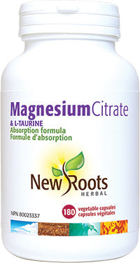 New Roots Herbal Magnesium Citrate & L-Taurine