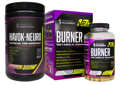 Havok Neuro + Burner Shred Stack Cut Fat, Boost Energy, Stay Focused