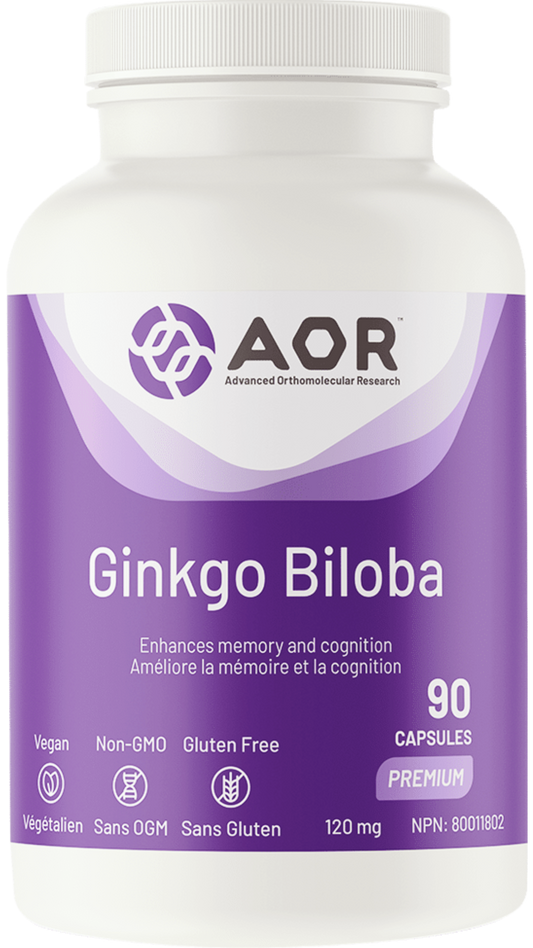 AOR Ginkgo Biloba 90 Veggie Caps