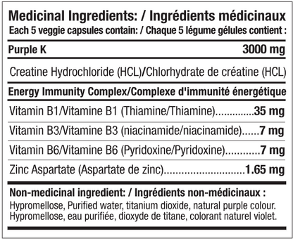 Poudre micronisée monohydrate de créatine 100 % pure PVL (1000 g) 