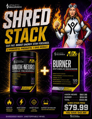 Havok Neuro + Burner Shred Stack Cut Fat, Boost Energy, Stay Focused