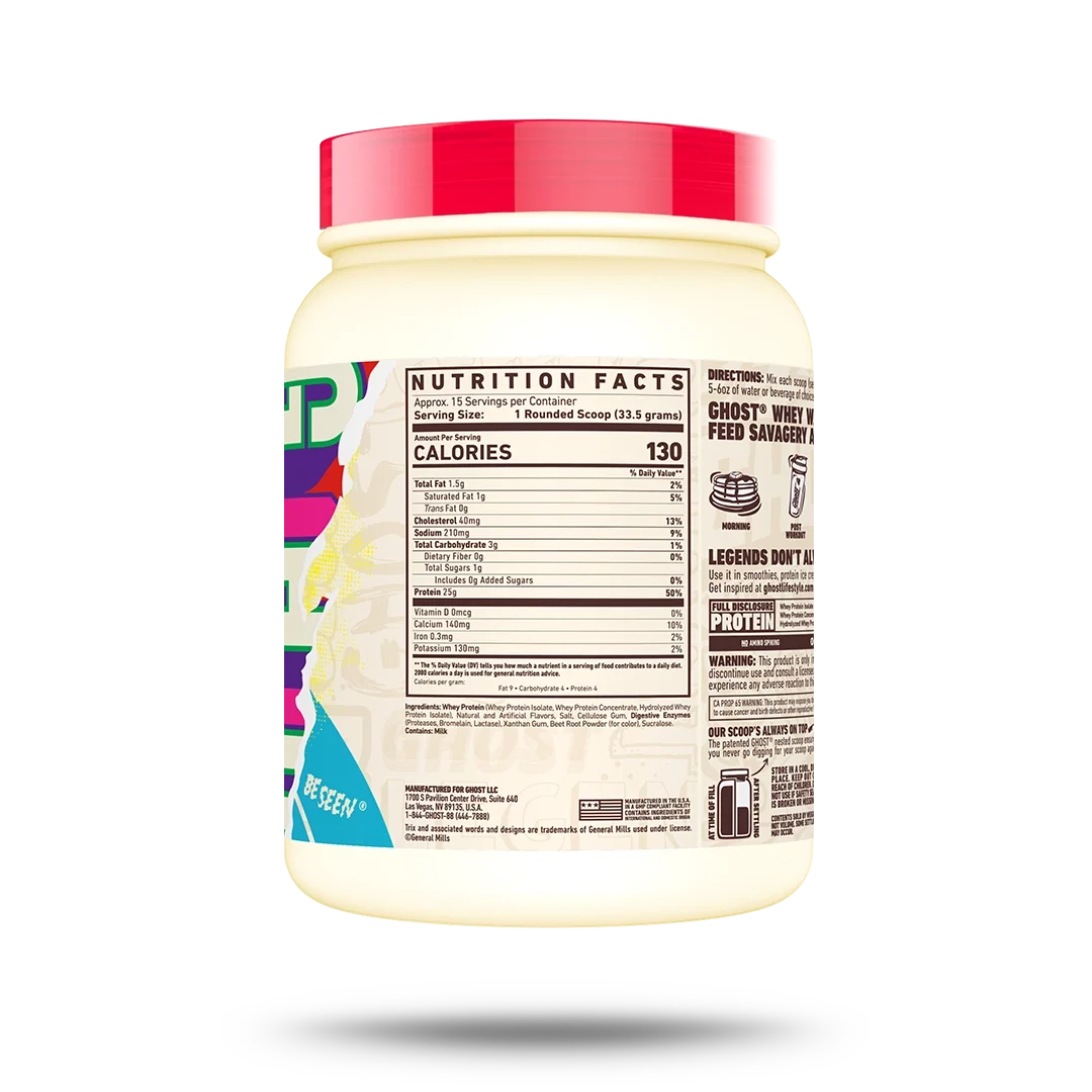 GHOST WHEY x TRIX Cereal Milk Review: Authentic Nostalgic Flavor with Full Label Transparency