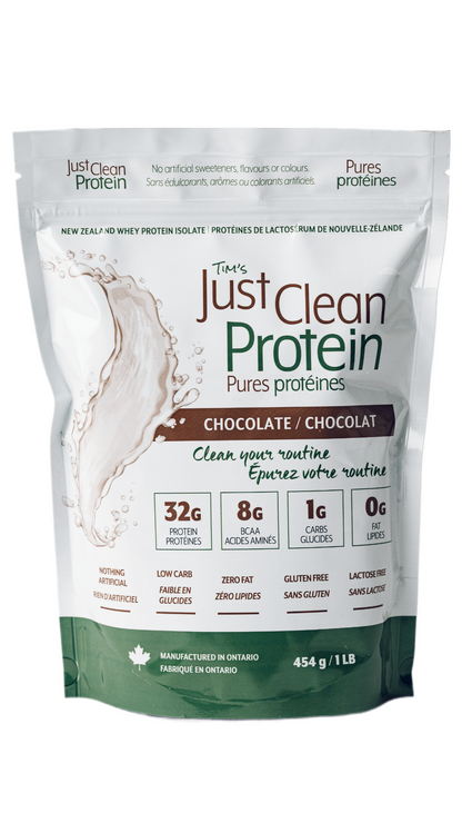 Just Clean New Zealand Grass-Fed Whey Protein 454g/1lb