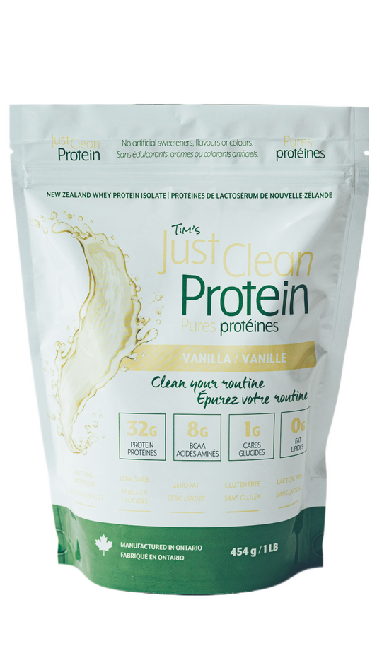 Just Clean New Zealand Grass-Fed Whey Protein 454g/1lb