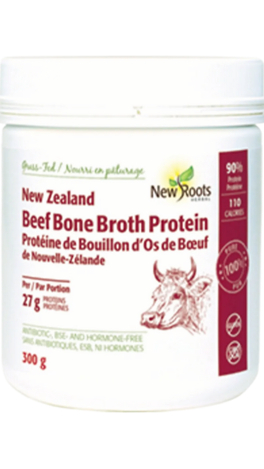 New Roots Herbal Beef Bone Broth Protein (300g Powder)