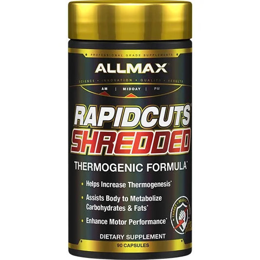 ALLMAX RapidCuts Shredded Review: Advanced Multi-Stage Thermogenic Fat Burner Examined