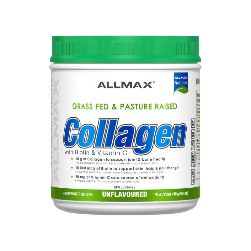 Allmax Naturals Collagen with Biotin & Vitamin C, (Unflavoured), (44 srevings)