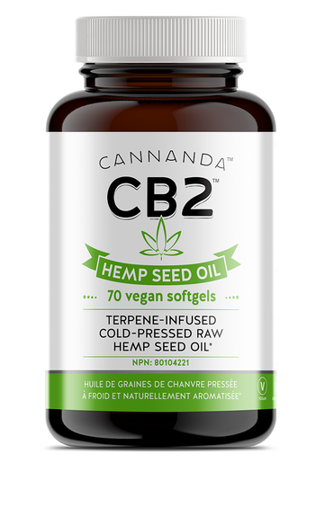 Cannanda CB2 Hemp Seed Oil (70 Vegan Softgels)