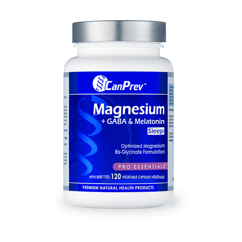 CANPREV MAGNESIUM + GABA + MELATONIN FOR SLEEP, (120 caps)