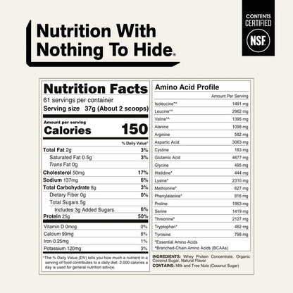 Naked Nutrition Vanilla Whey Protein Powder Review: Pure Grass-Fed Muscle Recovery