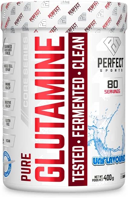 Perfect Sports Micronized L-Glutamine 400g, (80 servings)