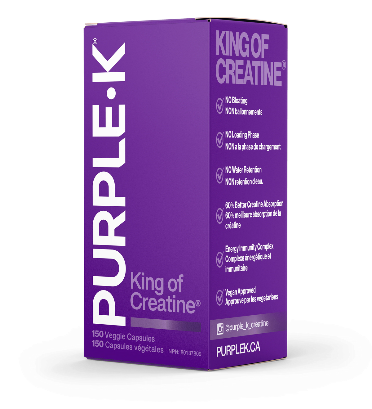 Purple-K Creatine Review: Buffered Creatine HCL and Energy Complex Examined