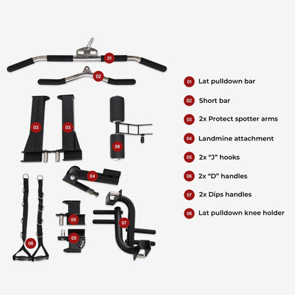 Cambo— Folding Smith Machine AL-3107+Bench+Accessories