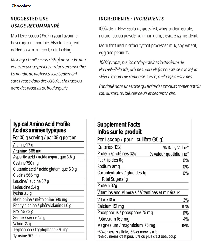 Just Clean New Zealand Grass-Fed Whey Protein 454g/1lb