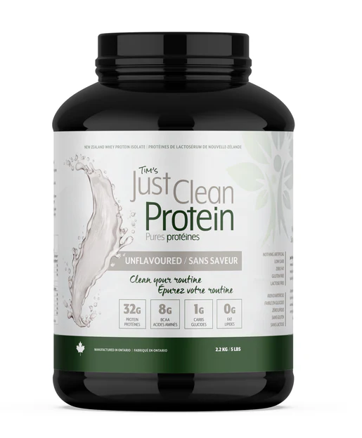Just Clean New Zealand Grass-Fed Whey Protein 2.2kg/5lb